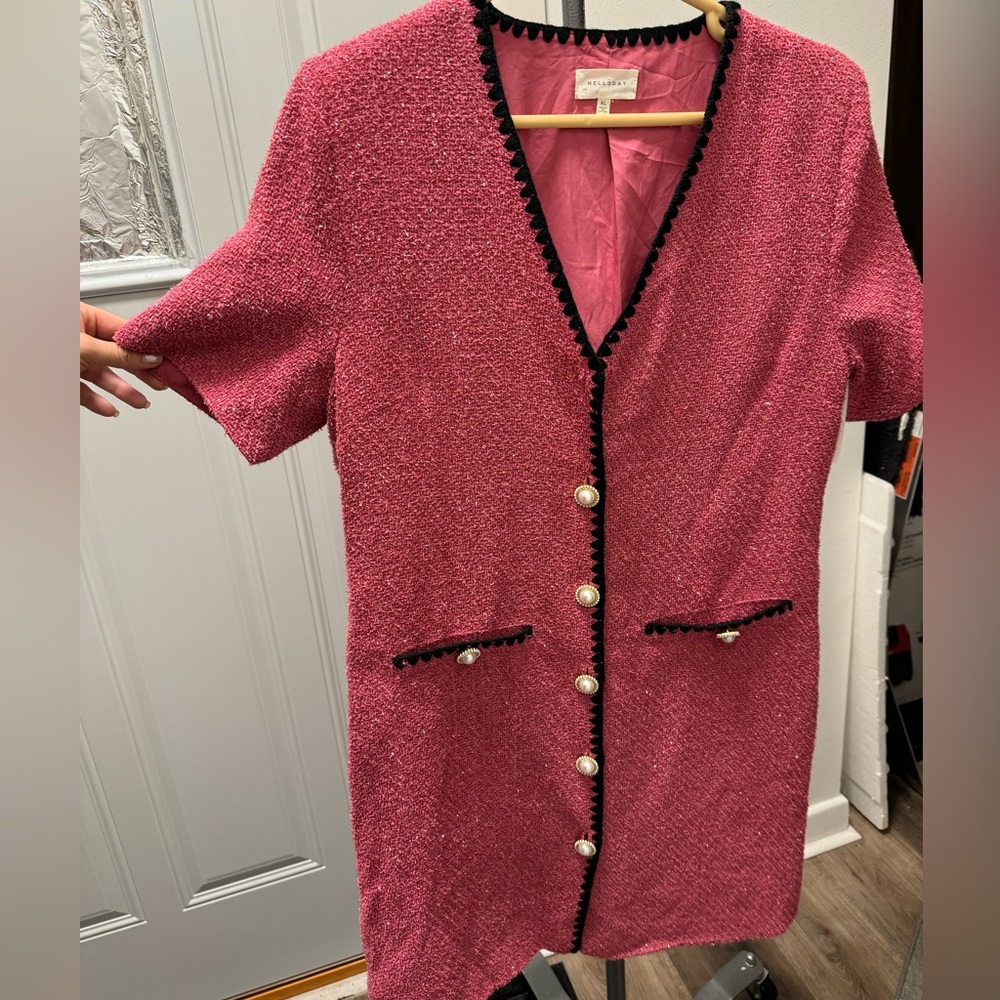 MELLODAY pink Barbie blazer